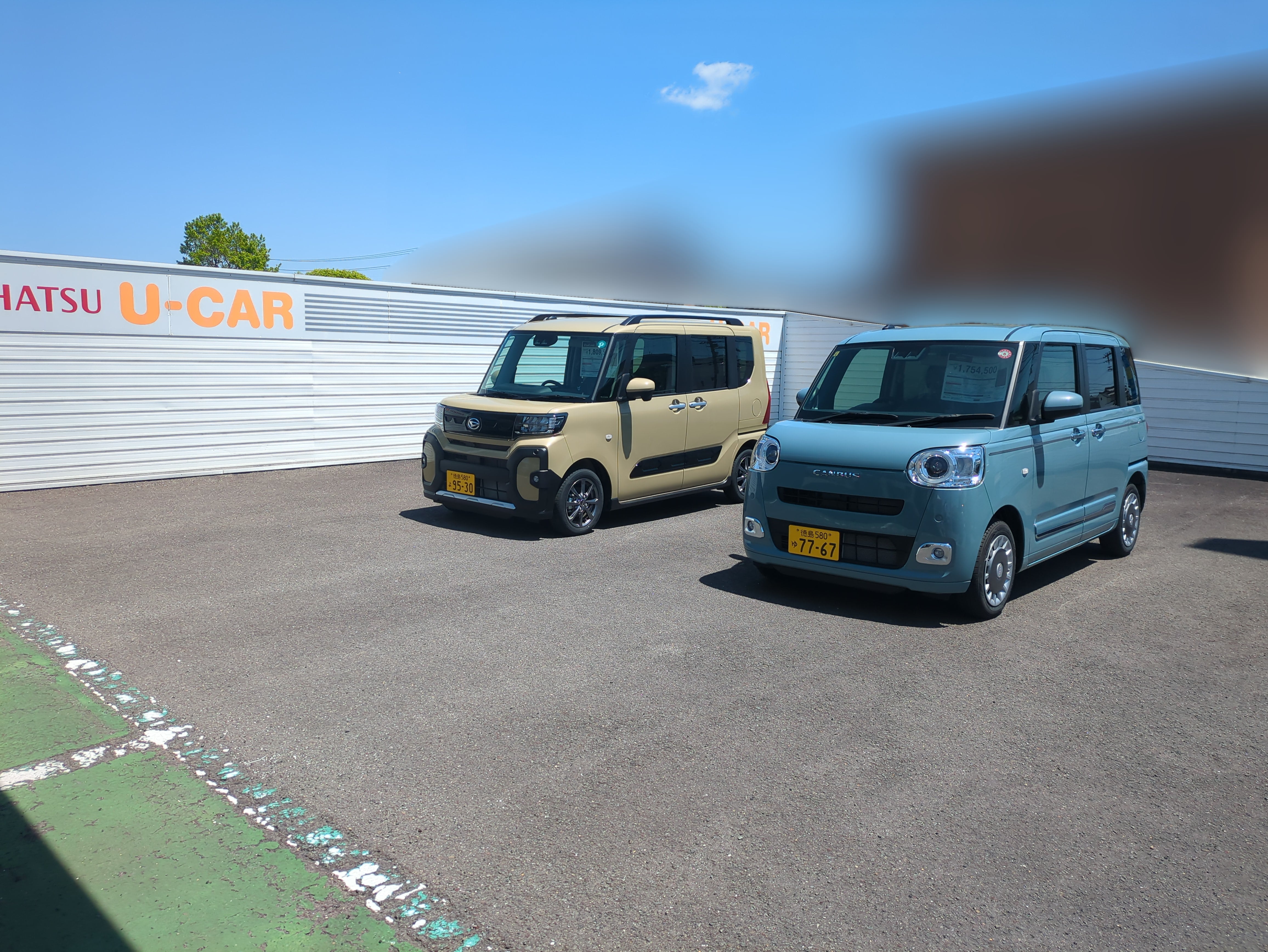 展示車・試乗車